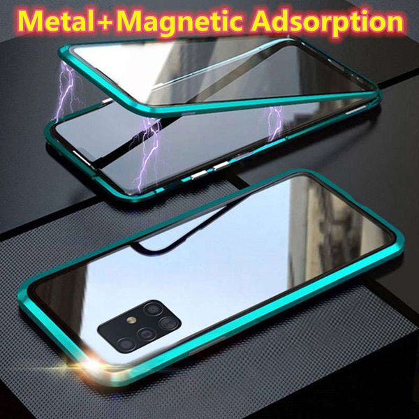 

360 full cover metal magnetic phone mix 2s case double glass coque xiaomi mi mix2s fundas shell