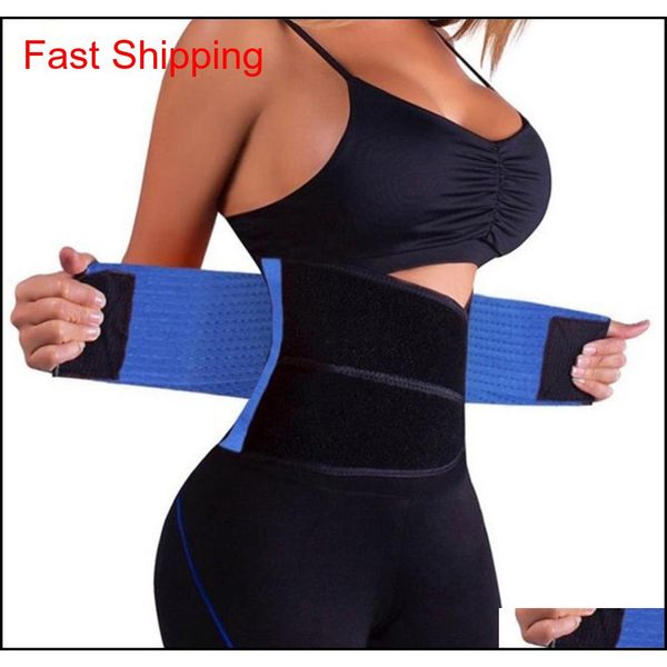 

us ship body shapers waist cincher trimmer tummy slimming belt latex waist trainer for men women postpartum corset epu2u, Black;gray