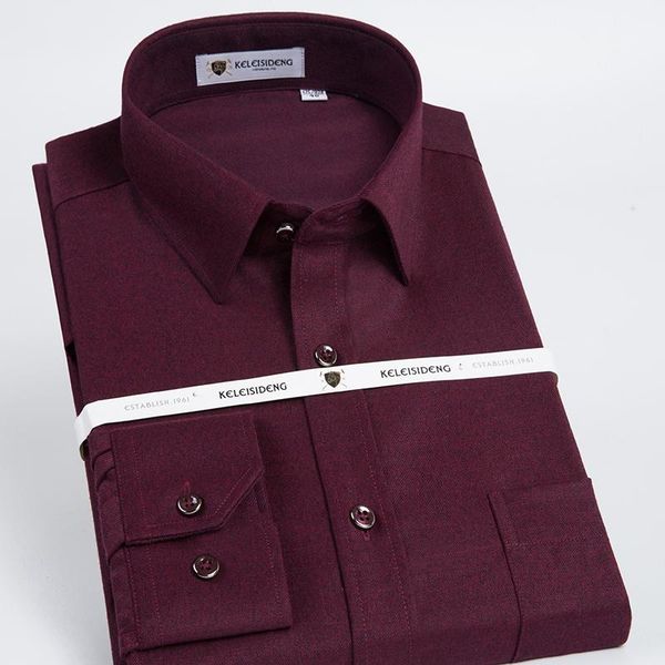 

orinery size 38-44 winter shirts for men long sleeve solid camisa masculina fashion brand clothes casual business shirt, White;black