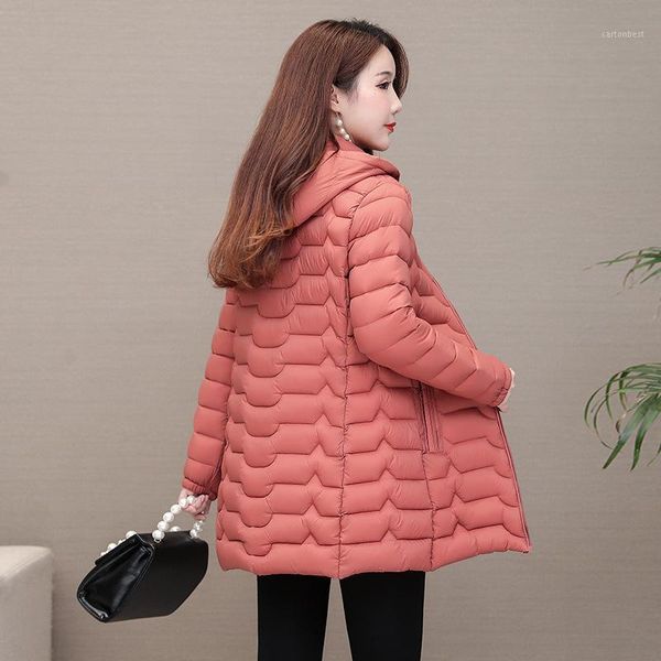 

women's down & parkas for women cotton overcoats warm padded jacket winter thick coat female female1, Black