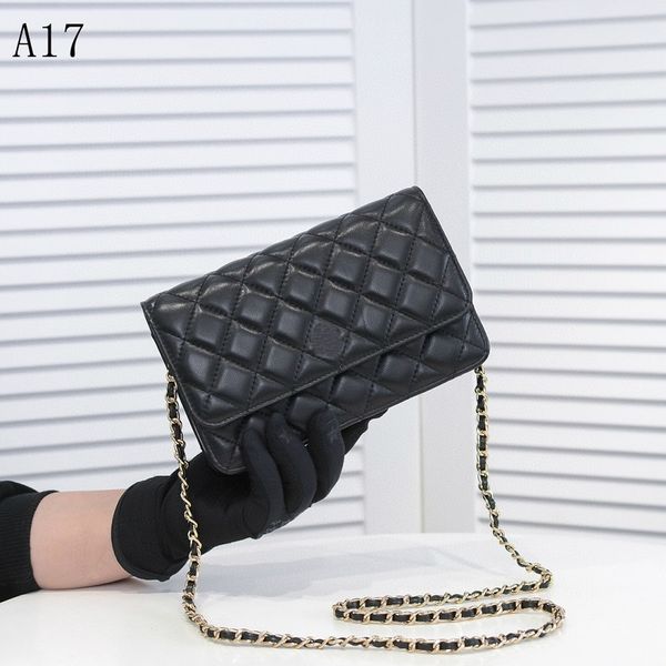 

classic handbags luxurys designers bags woc channel women bags 2020 fashion handbags919 chain shoulder bag lambskin & gold-metal black bag
