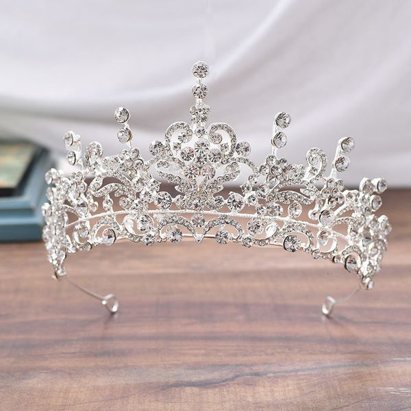 

korean alloy diamond crown wedding dress headdress bridal atmosphere crown dress modeling hair accessories