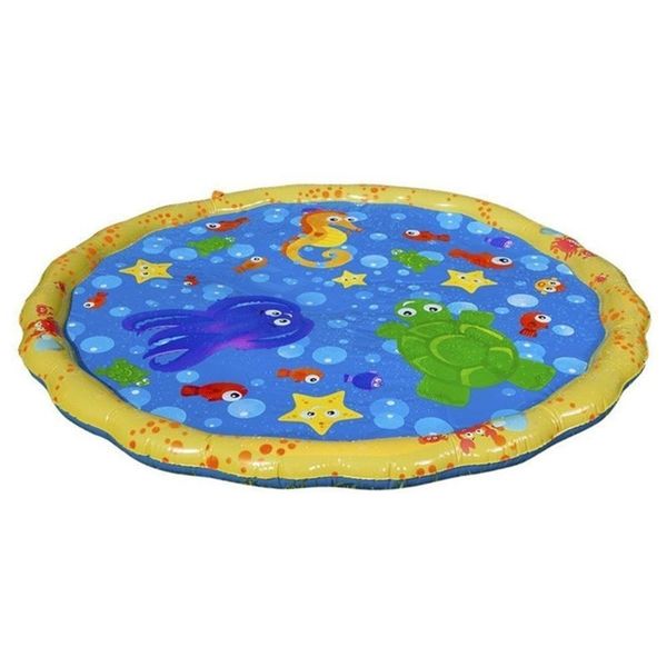 

sprinkle & splash play mat toy for outdoor swimming beach lawn inflatable sprinkler pad baby children kids y200728