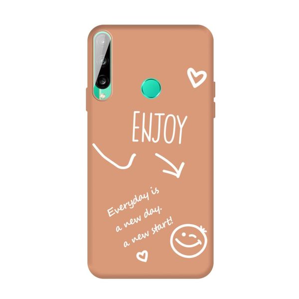 

for huawei y6p enjoy smiley heart pattern shockproof tpu case
