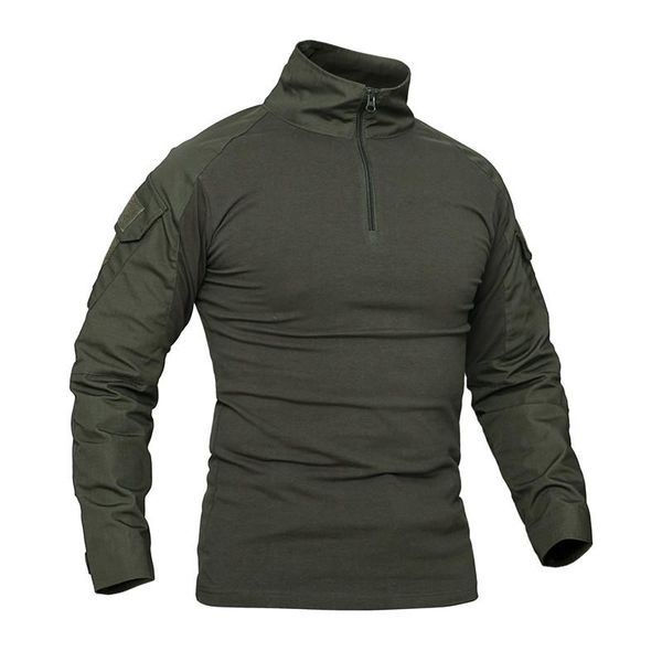 

men's jackets men camouflage tactical spring long sleeve army combat cotton paintball hunting clothing, Black;brown