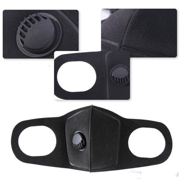 

factory dust mask black valve anti with pm2.5 breathing filters protective face mouth cotton masks respirator washable reusable pndy#