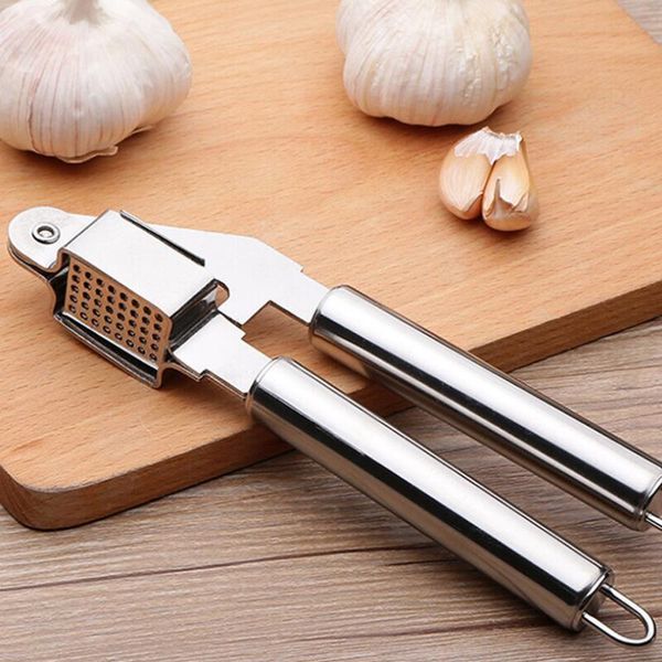 

stainless steel press crush device kitchen cooking tool garlic pressing hand presser crusher ginger squeezer slicer masher dhf2159