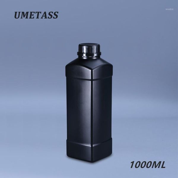 

1000ml empty square plastic bottle grade hdpe container for shampoo,lotion,paint high qualitly 1pcs1