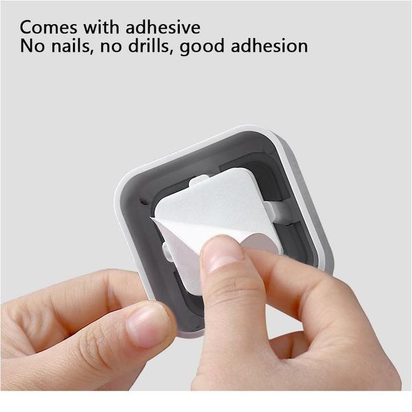 

1pc convenient towel holder washing cloth hanger rack kitchen storage hooks sucker wall window bathroom tool white jlliuo