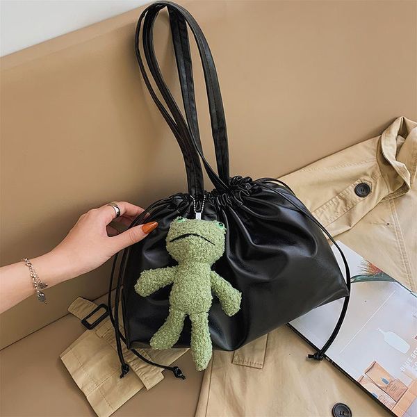 

small bag 2021 one-shoulder pleated bag autumn ladies sloping