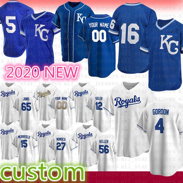 

kansas custom city baseball jersey 16 bo jackson 15 whit merrifield 5 george brett 13 salvador perez 4 alex gordon 6 lorenzo cain moustakas, Blue;black