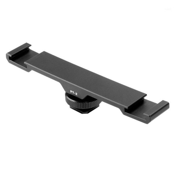 

ulanzi pt-2 double shoe mount extension bar dual bracket for dv dslr light microphone accessories1
