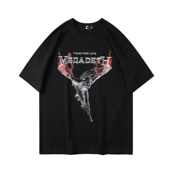 

summer mens designer printed t shirts europe fashion oversize white black short sleeve streetwear cotton big size d061