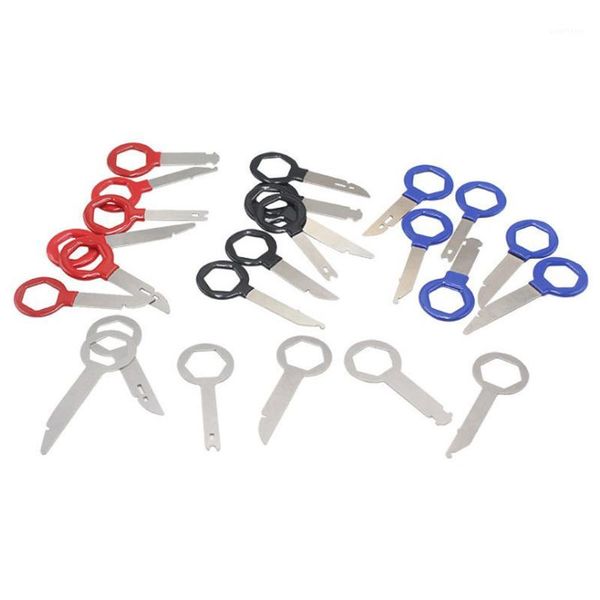 

6pcs/set auto car plug circuit board wire harness terminal extraction pick connector crimp pin back needle remove tool set1