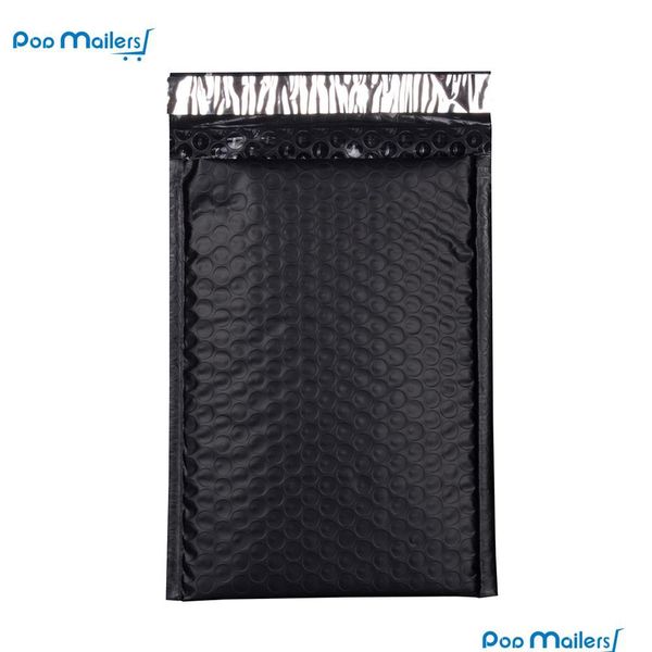 

wholesale- 50pcs 8.5x11inch 235*280mm poly bubble mailing mailer shipping padded envelope bags black color shockpr bbyoqz bdesports