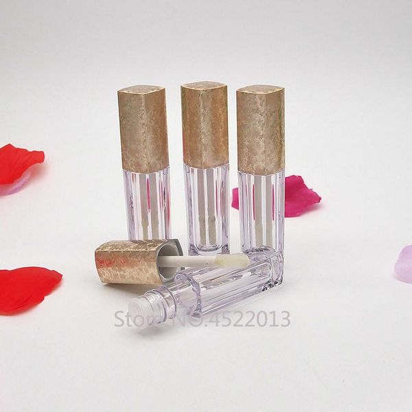 

2.5ml 10/30/50pcs mini empty square clear lip gloss tube,plastic small grade elegant lipstick refillable bottle