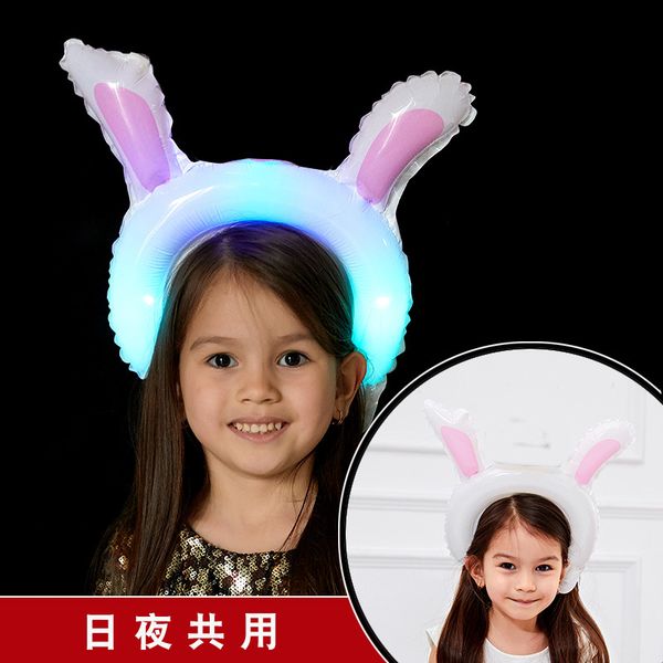 

noctilucent hair band balloons child headband balloon led portable lovely head hoop selling with various style 0 93hg j1