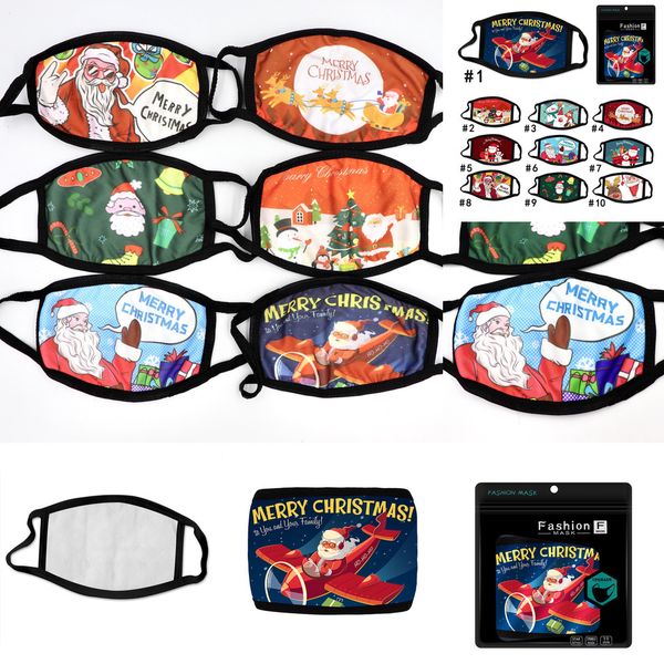 

factory air shipment, reusable wholesale masks, cotton fashion christmas masks printed christmas macnlb7g