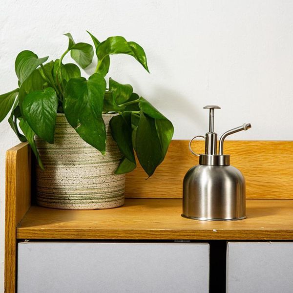 

watering bottle nordic vintage succulent plants small silver gardening spray can water pot garden supplies1