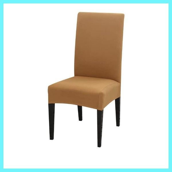 

flexible milk silk dining chair cover l meeting room modern minimalist nordic style