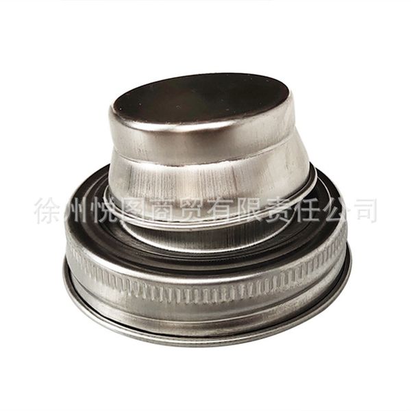 

304 stainless steel mason jar lid silicone sealing plug 70mm caliber shaker lids rust proof drinkware cover wine decanter mouth new 4 6yt m2