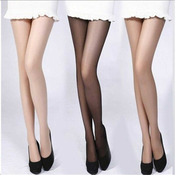 

nylon stockings solid color pantyhose breathable stretch soft and comfortable anti-hook silk wild female temperament sexy, Black;white