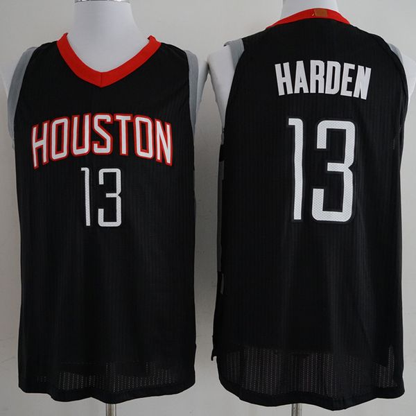 

17-18 2021 new basketball jersey13 harden color black size s-xxl, Black;red