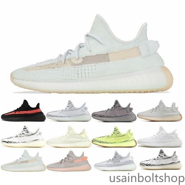 

men shoes kanye west asriel yecheil linen israfil cinder eliada abez reflective shoes earth zebra grey trainers sneakers size 36-48us, Black