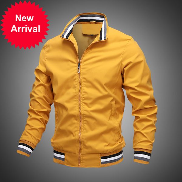 

jacket bomber with zipper of new men 2020 autumn casual jackets streetwear hip hop coats slim fit coat pilot male clothes, Black;brown