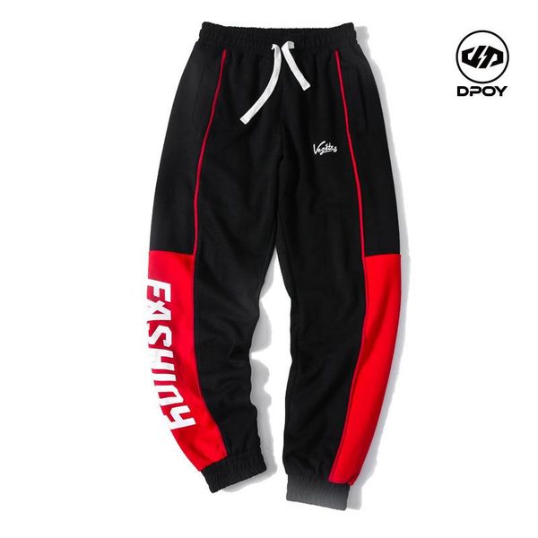 

dpoy tide brand original design harlan waist trousers autumn and winter sports pants, Black