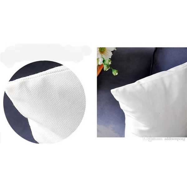 

all sizes plain white/natural pure twill 50pcs pillow with hidden zip for custom/diy print blank 200gsm cotton cushion cfb6c