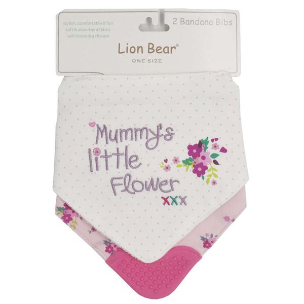 

quali maternal high and infant products children's cotton gutta percha triangle scarf rice bib two pack, Red;brown