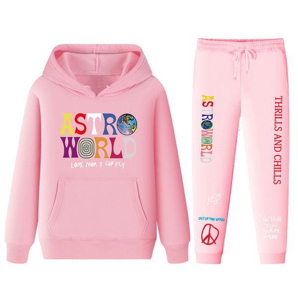 

travis scott astroworld hoodie sport suit fashion hoodie coat, Black