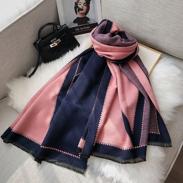 

hoxo new twill female scarf women spain shawl floral printing square scarves foulard wrap silk fashion large hijab royal neckerchief 130*130, Black;white