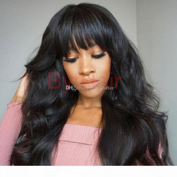

bythair lace front human hair bob wigs virgin hair peruvian full lace wig with baby hairs glueless full lace human wigs with bangs, Black;brown