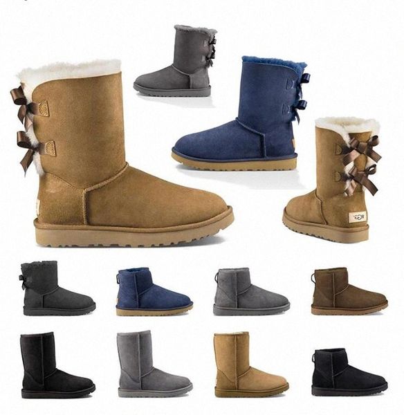 

2021 womens winter snow boots women ugg uggs classic short boots bailey boot shoes 36-41