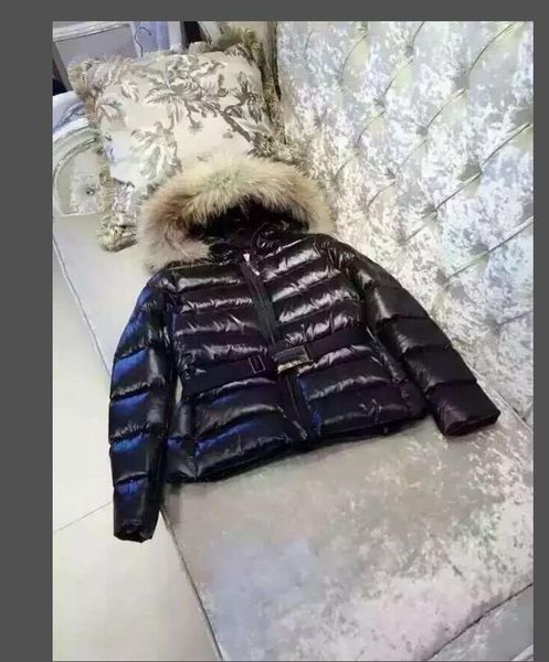 

new brand womens down jacket casual outdoor warm puffer jacket red duck down down coat hooded letters embroidery fashion women winter jacket, Black