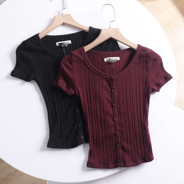

british style t-shirt with round neck and short sleeves, Black;gray