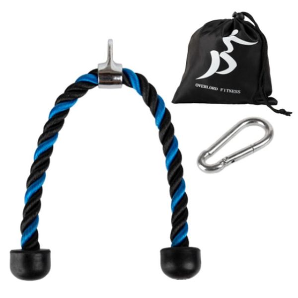 

triceps rope fitness equipment nylon drawstring biceps triceps back shoulder exercise for home gym pulldown strength trainning