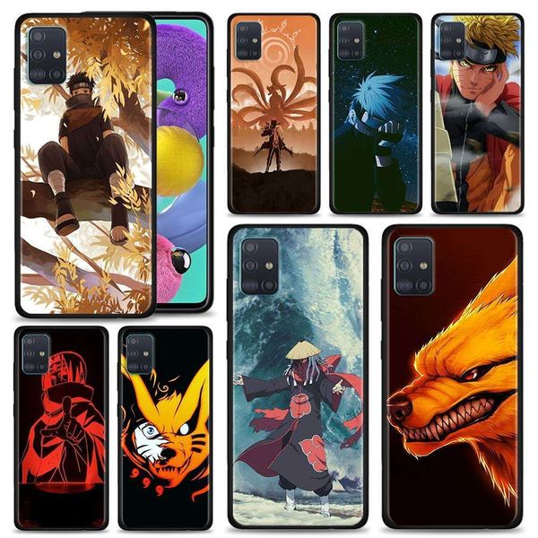 

black naruto mobile phone shell, bottom shell, animation, samsung galaxy a50, a10, a20e, a70, a30, a40, a20s, a10s, a10e, a80, a90, 5g4fre