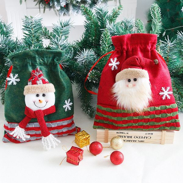 

сумки подарочные держатели дети конфеты рождественские рождественские драйверы santa сумка сладкий хранения организатор рождественские украш