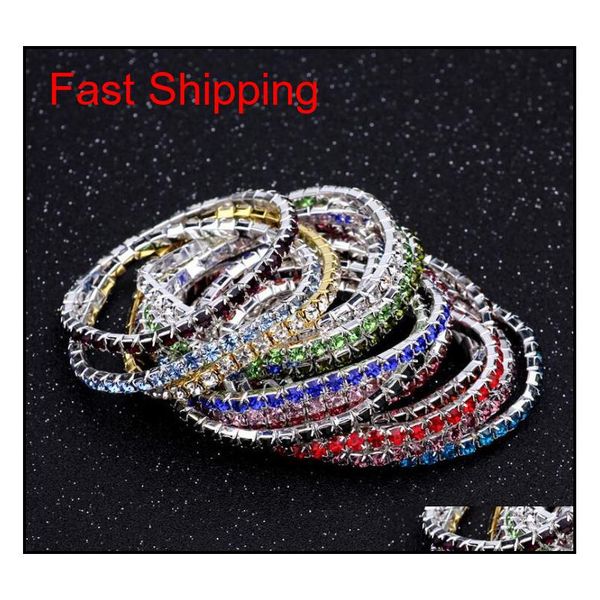 

fashion crystal rhinestone stretch bracelet bangle wedding bridal wristband wedding gifts crysta qylgdm bde_home, Golden;silver