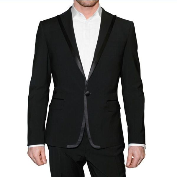 

one button shawl collar 2 pieces men suits popular formal latest design, White;black