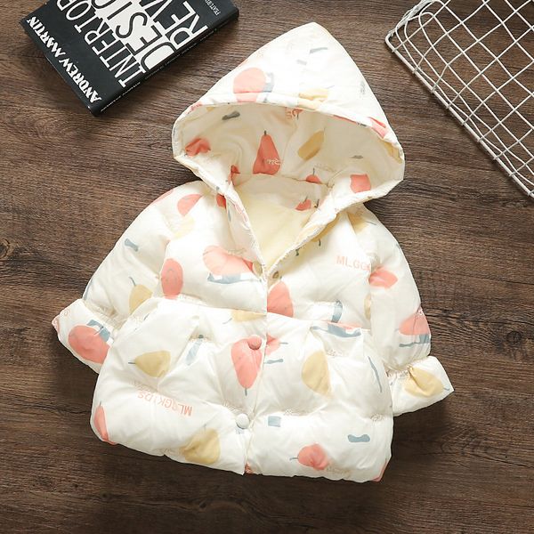 

baby padded girl 2020 new 1 girls' winter down cotton clothes 2 korean thickened children's foreign style coat, Blue;gray