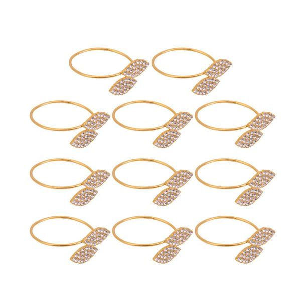 

napkin rings 8pcs metal dinning table settings holders for dinner event