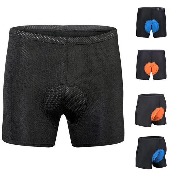 

vogue 3d gel padded cycling underwear men breathable short sport homme nylon bicycle boxer shorts mountain bike underwear1, Black;white
