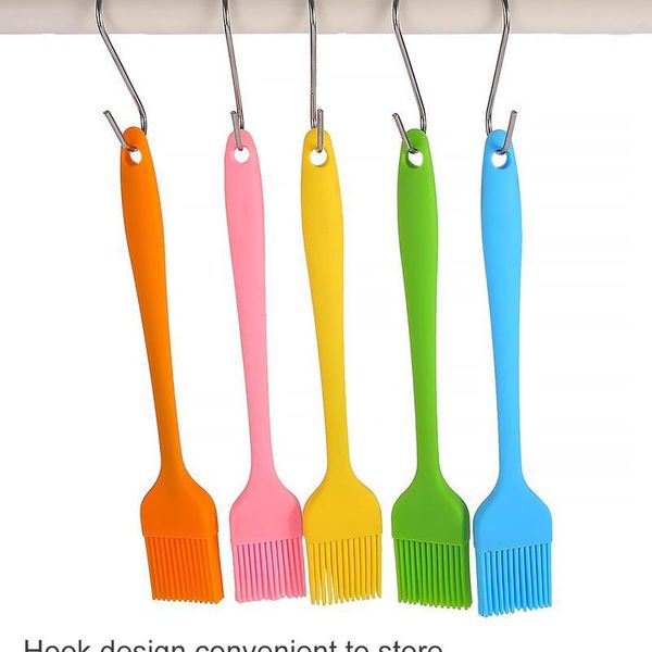 

2020 new 1pc large food grade sile basting brush pancake bbq oil brush heat resistant pastry butter cooking bak jlluip