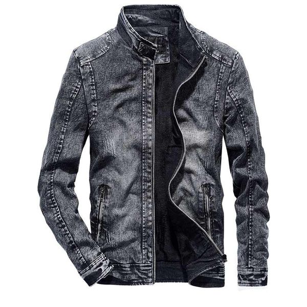 

fleece denim jacket men casual slim warm autumn winter jacket coats korean style black man clothing, Black;brown