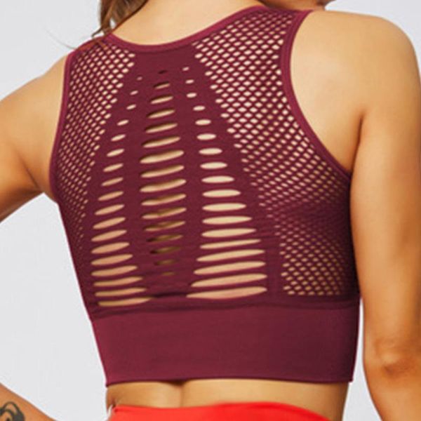 

gym clothing women sports bra fitness crop yoga underwear push up running bralette workout vest quakeproof hollow clothes, White;black