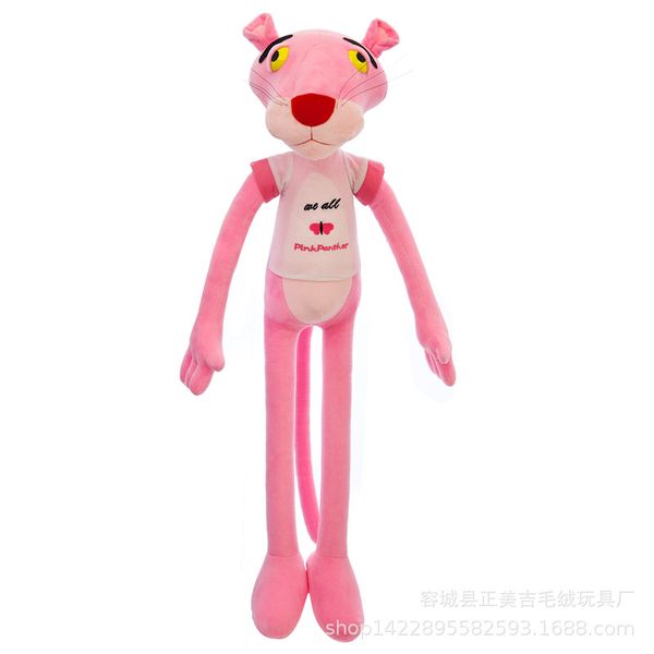 

animal dolls 160cm pink panther toys cute pink leopard plush toy long legged ragdoll 2020 selling plush pillows gift of the child